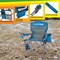 Wakeman Oversized Camping Chair - Heavy Duty Folding Chair with Cooler & Carry Bag by Wakeman Blue 75-CMP1129 - alternate 9